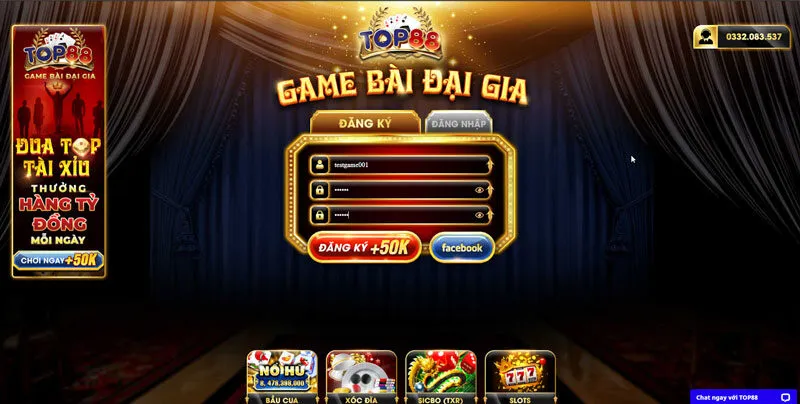 Truy cập vào đường link dẫn chính thức của cổng game